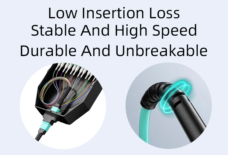 MPO fiber optic patch cord