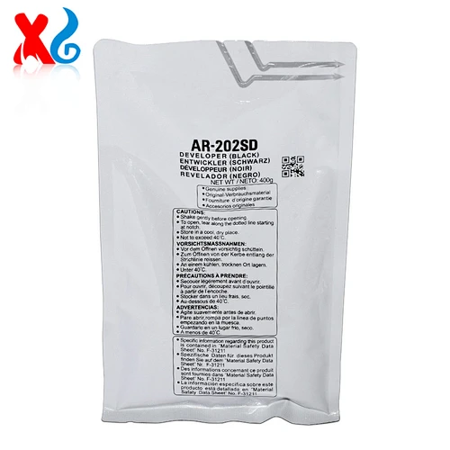 400G Black Developer Powder Copier Refill Compatible For Sharp Copier Developer AR 202SD 1818 2618 2620 2718 2818 2918