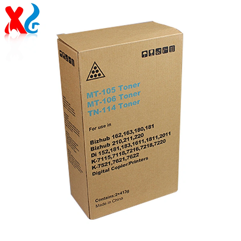 TN114 MT302 Compatible Toner  For Konica Minolta Bizhub 162/163/180/181/210/211/220 Di-152/181/183/1611/1811/201 Toner Cartridge