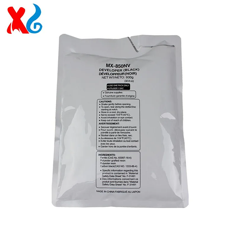 MX-850NV For Sharp MX-850 MX-M850 M950 M1100 Copier Developer Powder 500K 930G