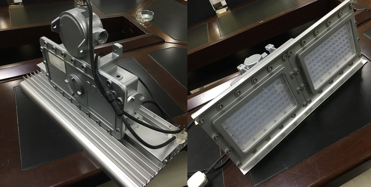 Ex LED linear high bay and floodlight for C1D1 C1D2 and Zone 1 & 2 hazardous area