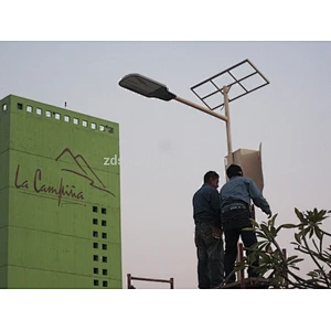 Retrofit 80w DLC UL CE all in one solar power led garden street light