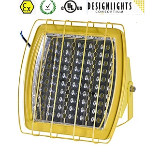 HLG meanwell driver gas station ATEX IP68 UL cUL DLC 120W explosion proof led lighting