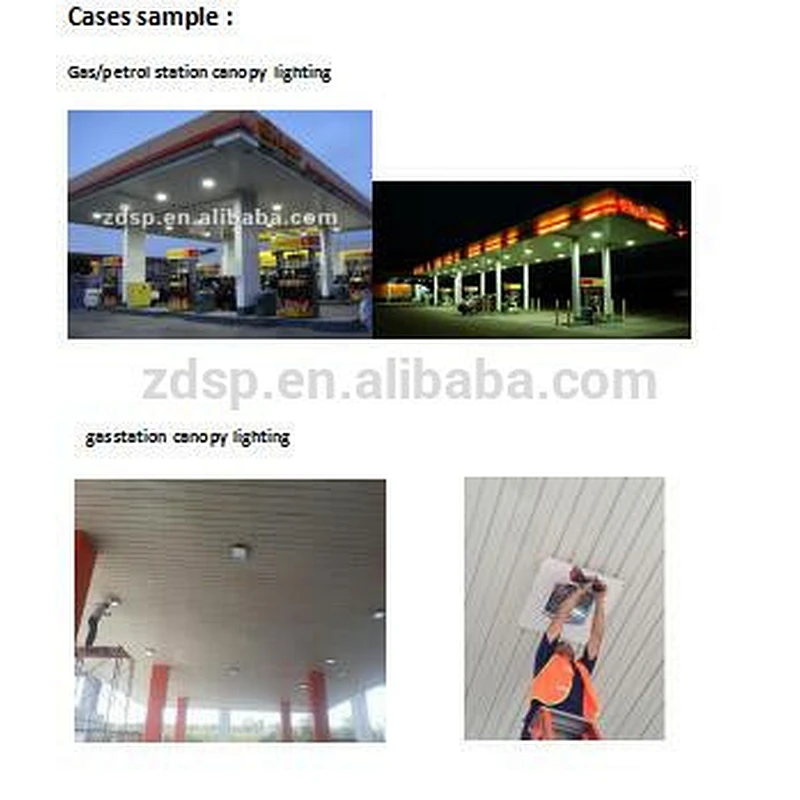 IECex UL DLC CE IP68 indoor outdoor 80w led canopy flood high bay light