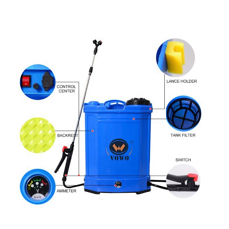 16L Agricultural Electric Backpack Sprayer Battery Powered Sprayer