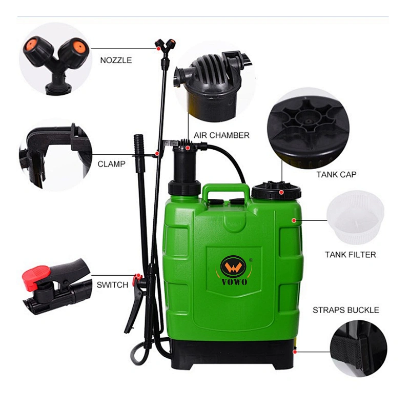 20L manual spray machine Agriculture knapsack hand plastic sprayer