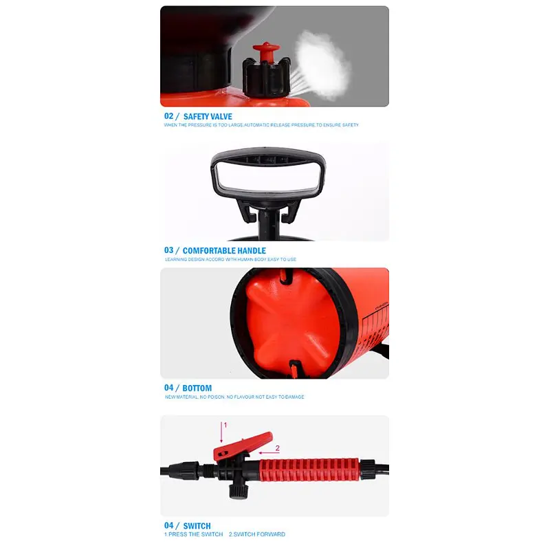 5L Car Washer Shoulder pressure Sprayer
