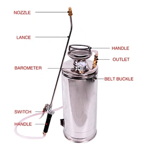 8l 12l  High Quality Stainless Steel Knapsack Agriculture Sprayer
