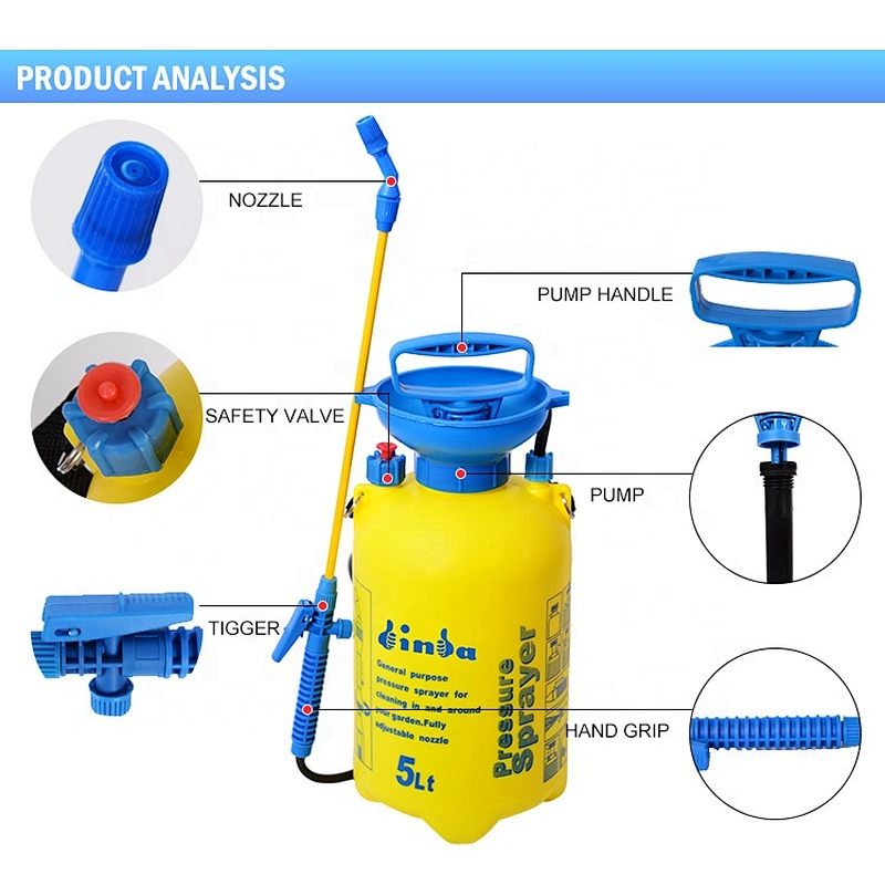 5L Car Washer Shoulder pressure Sprayer