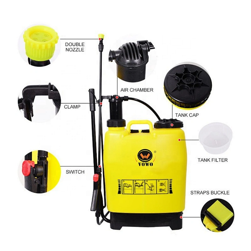 20L manual spray machine Agriculture knapsack hand plastic sprayer
