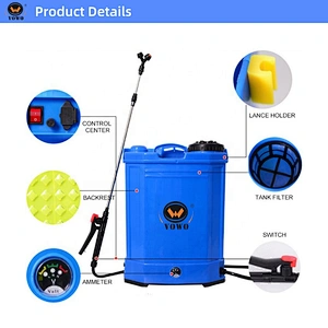 18L Electric sprayers agriculture battery knapsack sprayer