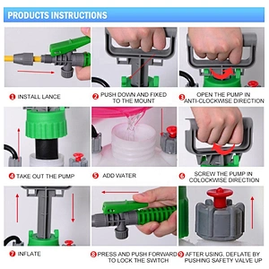 8L Car Washer Shoulder pressure Sprayer
