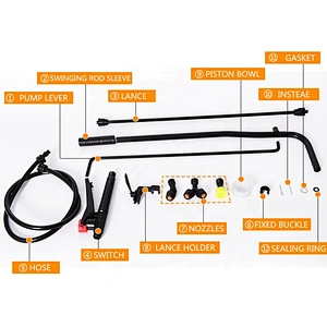 16L manual spray machine Agriculture knapsack hand plastic sprayer