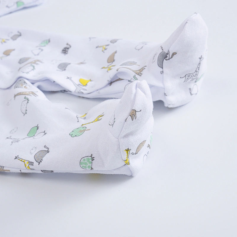 Baby clothes 100%cotton printed baby romper infant bodysuit 8 pcs baby gift set clothing