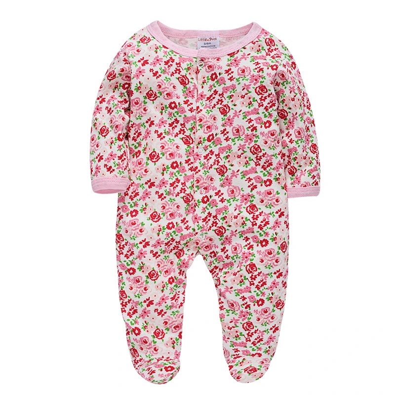 Baby clothes 100%cotton printed baby romper infant bodysuit 8 pcs baby gift set clothing