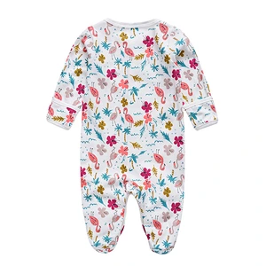 wholesaler newborn baby clothes girl romper long sleeves 3pieces set gift pack