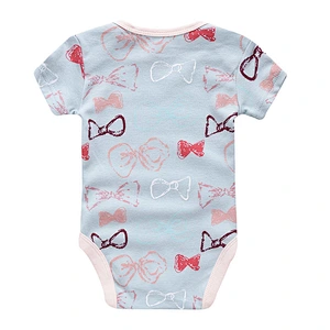 Newborn Baby Bodysuit 3pieces lot Short Sleeve Clothes gift set