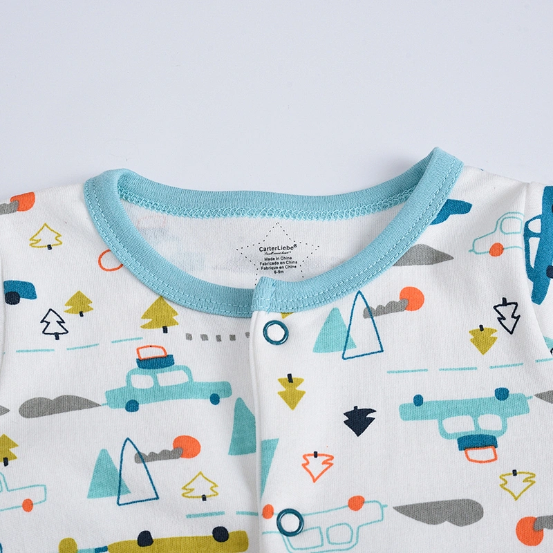 wholesaler newborn baby clothes boy romper long sleeves 3pieces set gift pack
