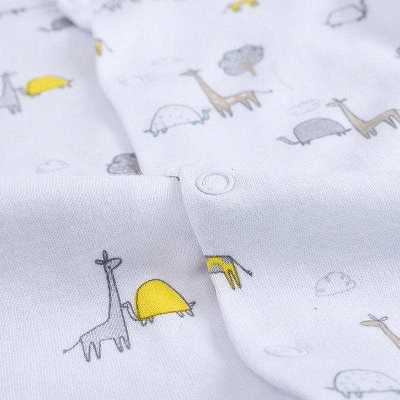 Baby clothes 100%cotton printed baby romper infant bodysuit 8 pcs baby gift set clothing