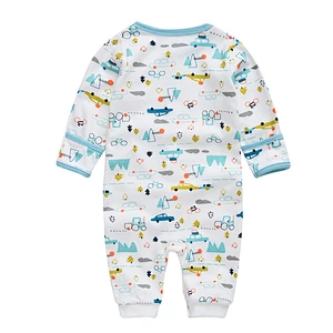wholesaler newborn baby clothes boy romper long sleeves 3pieces set gift pack