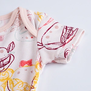 Newborn Baby Bodysuit 3pieces lot Short Sleeve Clothes gift set