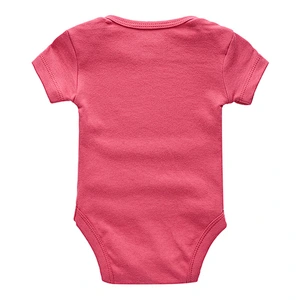 3pcs set Newborn baby bodysuit Cotton Short Sleeve flamingo Design Infant Jumpsuit