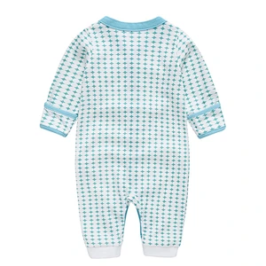 wholesaler newborn baby clothes boy romper long sleeves 3pieces set gift pack