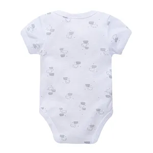 Baby clothes 100%cotton printed baby romper infant bodysuit 8 pcs baby gift set clothing
