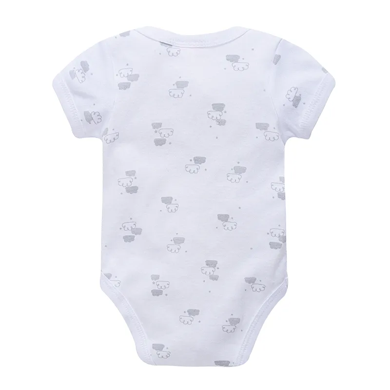 Baby clothes 100%cotton printed baby romper infant bodysuit 8 pcs baby gift set clothing