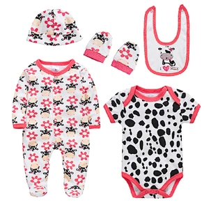 fashion Best Selling Baby girl clothes 5pcs Gift Set