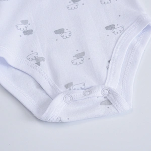 Baby clothes 100%cotton printed baby romper infant bodysuit 8 pcs baby gift set clothing