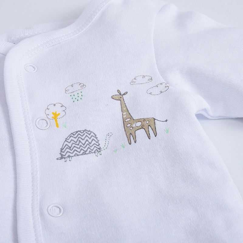 Baby clothes 100%cotton printed baby romper infant bodysuit 8 pcs baby gift set clothing