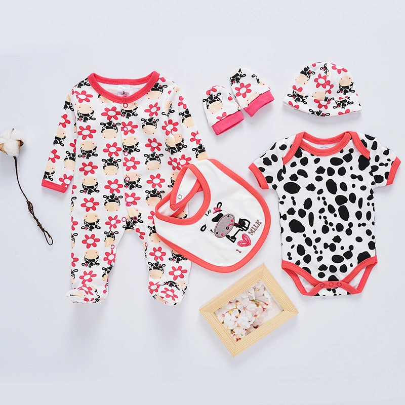 fashion Best Selling Baby girl clothes 5pcs Gift Set