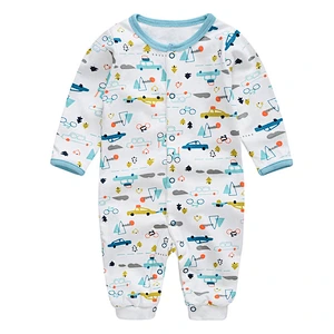 wholesaler newborn baby clothes boy romper long sleeves 3pieces set gift pack
