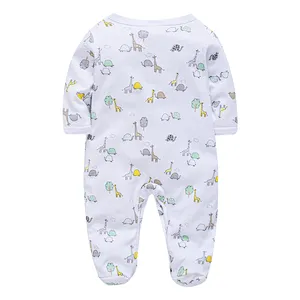 Baby clothes 100%cotton printed baby romper infant bodysuit 8 pcs baby gift set clothing