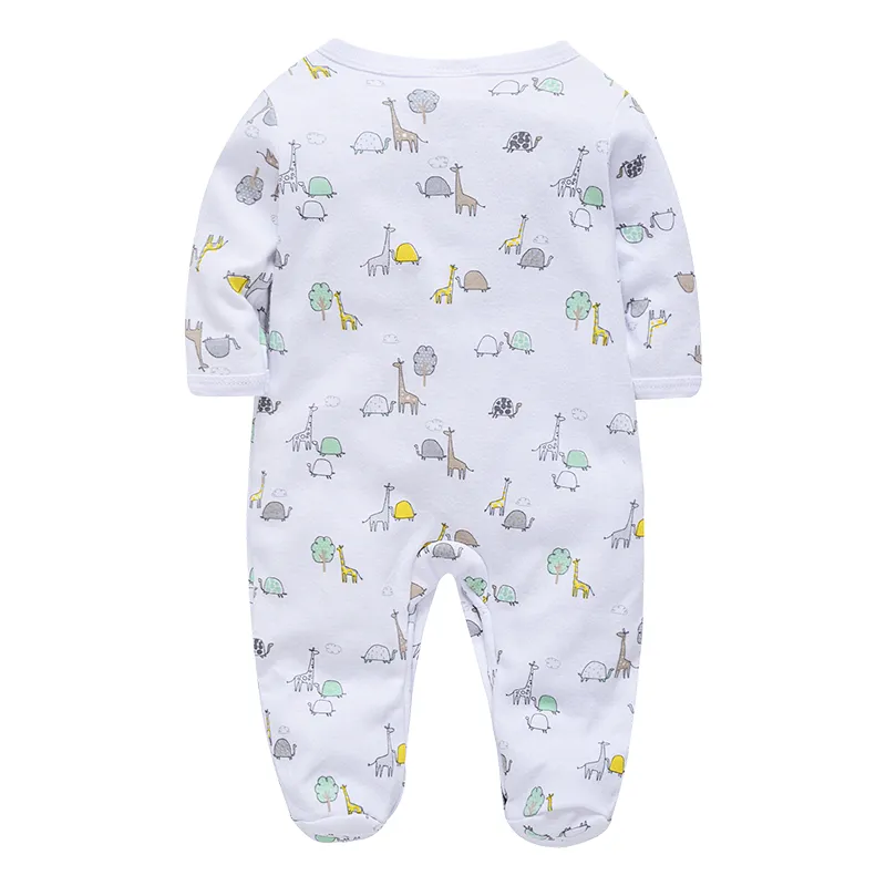 Baby clothes 100%cotton printed baby romper infant bodysuit 8 pcs baby gift set clothing