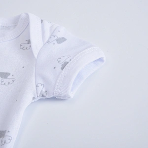 Baby clothes 100%cotton printed baby romper infant bodysuit 8 pcs baby gift set clothing