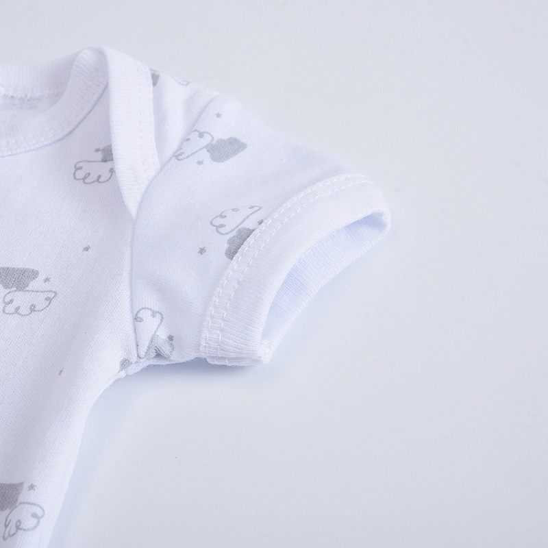 Baby clothes 100%cotton printed baby romper infant bodysuit 8 pcs baby gift set clothing