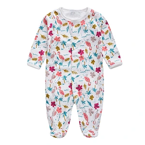 wholesaler newborn baby clothes girl romper long sleeves 3pieces set gift pack