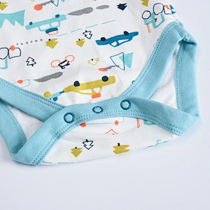 Fashion Newborn baby clothing set 6pcs bodysuit romper bib kids clothes products 100% cotton