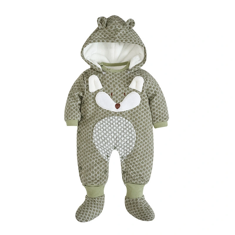 Newborn baby winter warm romper