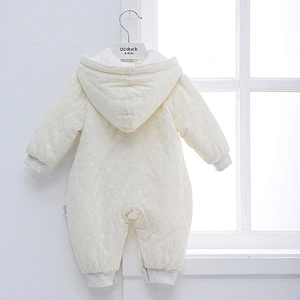 Newborn baby winter warm romper