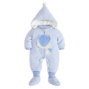 Newborn baby winter warm romper