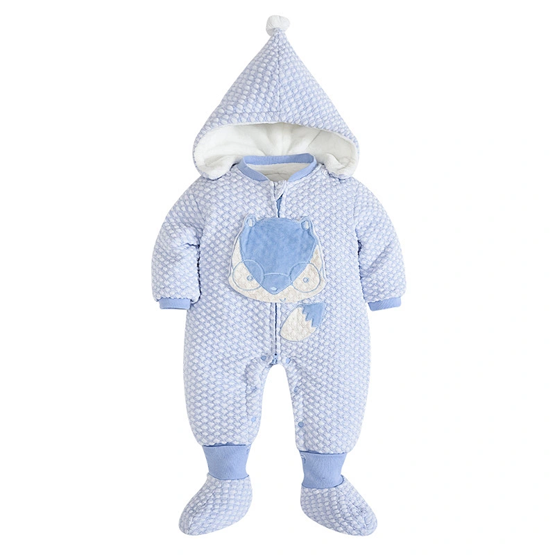 Newborn baby winter warm romper