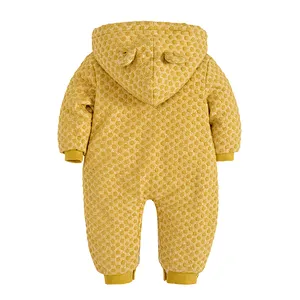 Newborn baby winter warm romper