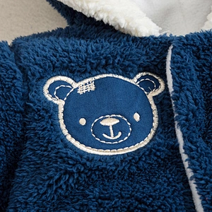 Newborn baby winter warm romper