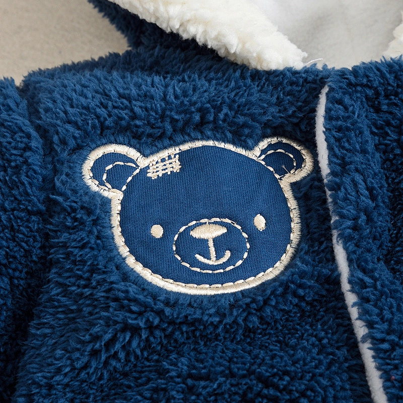 Newborn baby winter warm romper