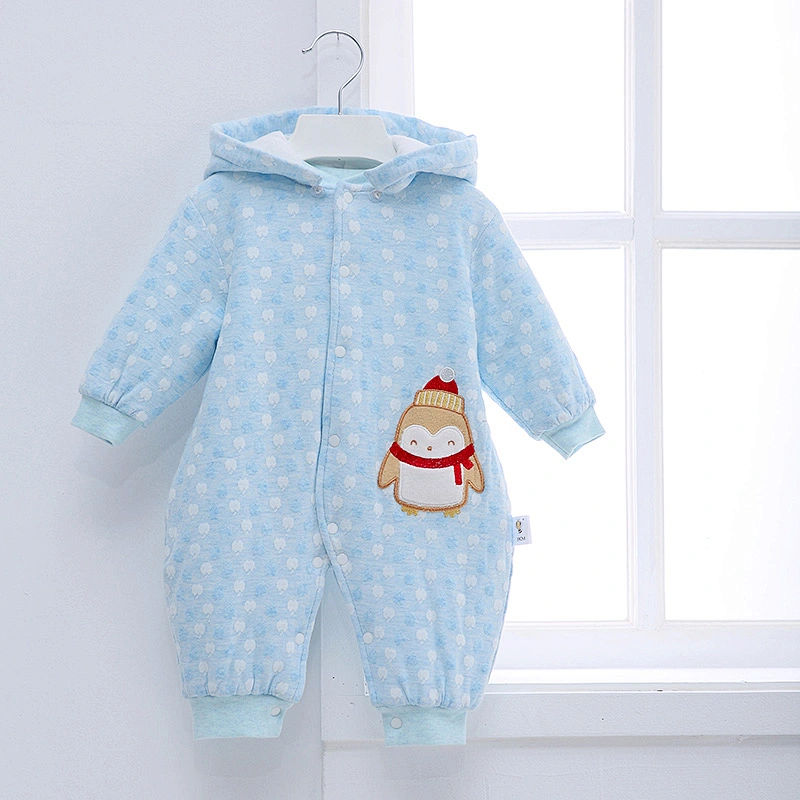 Newborn baby winter warm romper