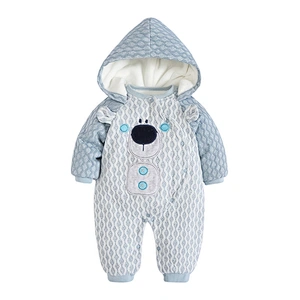 Newborn baby winter warm romper