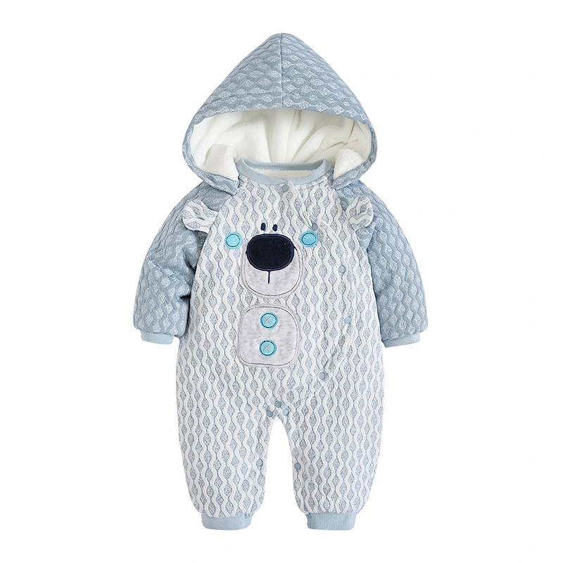 Newborn baby winter warm romper